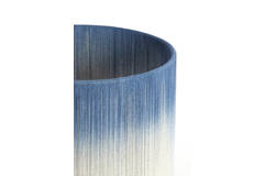 Light & Living Kap Cilinder 30-30-21 Cm TOSSA Blauw-crème