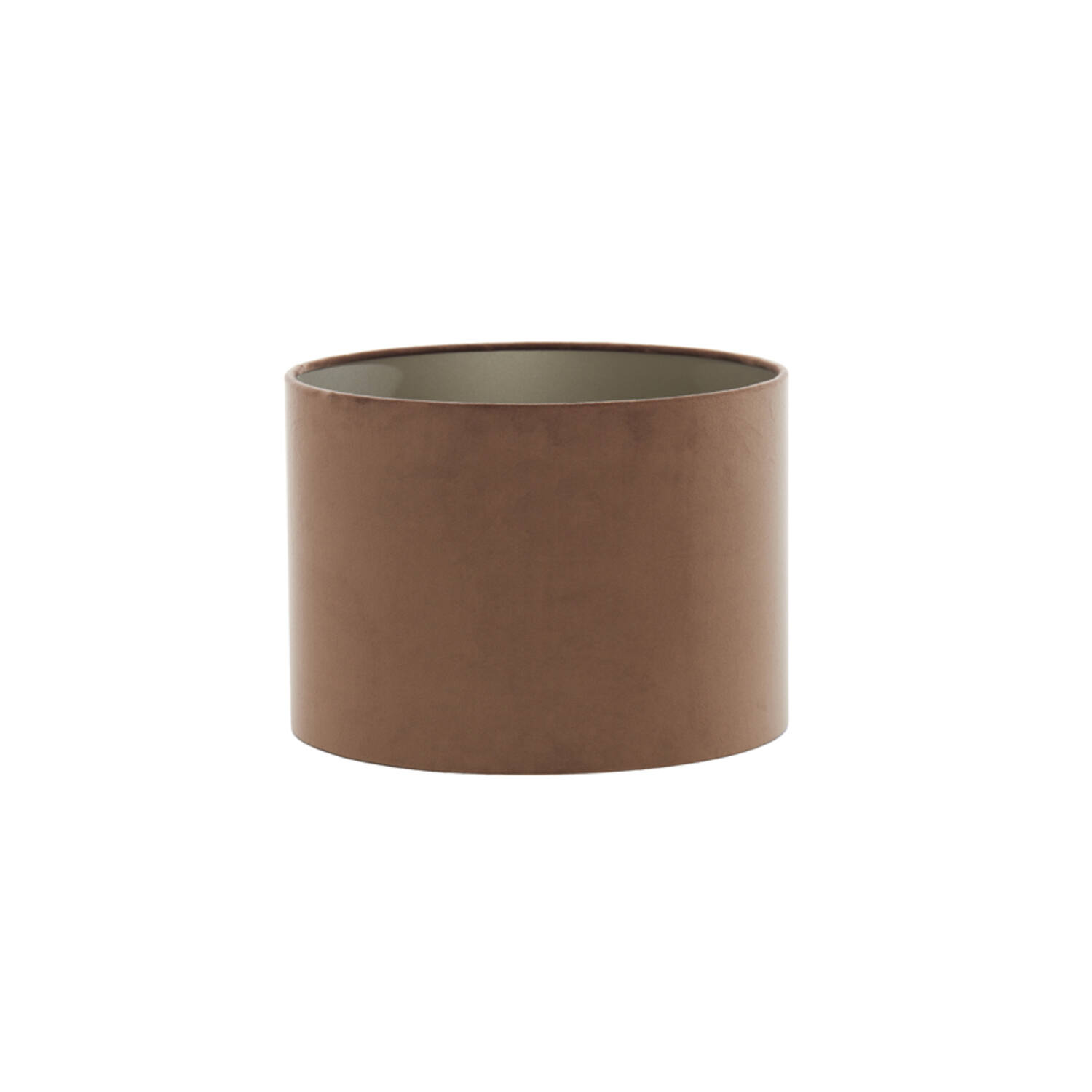 light & living Kap cilinder 30-30-21 cm VELOURS chocolade bruin