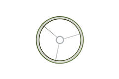 Light & Living Kap Cilinder 30-30-21 Cm VELOURS Dusty Green