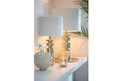 Light & Living Kap Cilinder 30-30-21 Cm VELOURS Off White