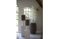 Light & Living Kap Cilinder 30-30-40 Cm MEDAN Bruin+crème+donker Bruin