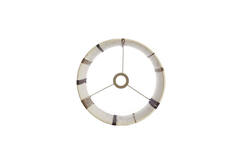 Light & Living Kap Cilinder 30-30-40 Cm MEDAN Crème+bruin+donker Bruin