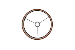 Light & Living Kap Cilinder 35-35-21 Cm VELOURS Terra