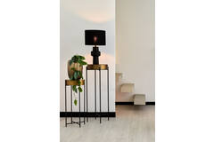 Light & Living Kap Cilinder 35-35-25 Cm LIVIGNO Zwart