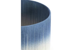 Light & Living Kap Cilinder 35-35-25 Cm TOSSA Blauw-crème