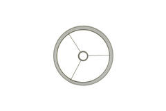 Light & Living Kap Cilinder 35-35-30 Cm BRESKA Parel Wit