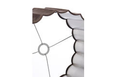 light & living Kap cilinder 40-40-25 cm DISLI velvet donker bruin