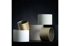 Light & Living Kap Cilinder 40-40-25 Cm LIVIGNO Licht Grijs