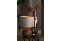 Light & Living Kap Cilinder 40-40-30 Cm SAVERNA Bruin Beige