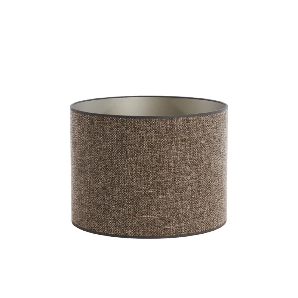 light & living Kap cilinder 40-40-30 cm SAVERNA donker bruin