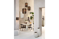 Light & Living Kap Cilinder 40-40-30 Cm VELOURS Chocolade Bruin