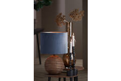 Light & Living Kap Cilinder 40-40-30 Cm VELOURS Dusty Blue