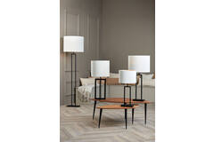 Light & Living Kap Cilinder 40-40-30 Cm VELOURS Off White