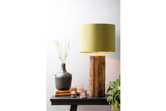 Light & Living Kap Cilinder 40-40-30 Cm VELOURS Olive Green