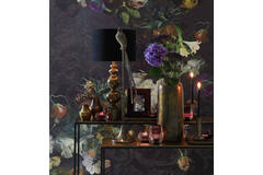 Light & Living Kap Cilinder 40-40-30 Cm VELOURS Zwart-taupe