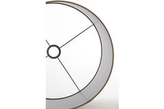 Light & Living Kap Cilinder 40-40-35 Cm CHELSEA Velours Zilver