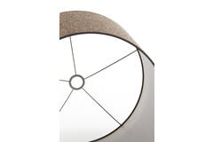 Light & Living Kap Cilinder 50-50-38 Cm SAVERNA Donker Bruin