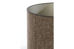 Light & Living Kap Cilinder 50-50-38 Cm SAVERNA Donker Bruin