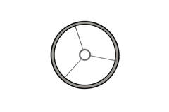 Light & Living Kap Cilinder 50-50-38 Cm VELOURS Zwart-taupe