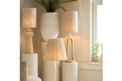 Light & Living Kap Drum 35-20-30 Cm MEDANA Chenille Crème