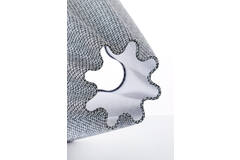 Light & Living Kap Drum Wave 35-10 5-20 Cm BEZAHA Linnen Zwart-wit