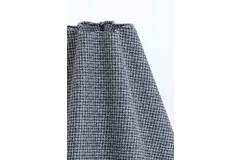 light & living Kap drum wave 35-10 5-20 cm BEZAHA linnen zwart-wit