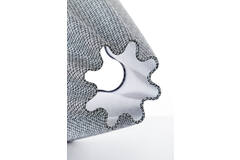 Light & Living Kap Drum Wave 40-15-36 Cm BEZAHA Linnen Zwart-wit