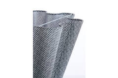 Light & Living Kap Drum Wave 50-18 5-45 Cm BEZAHA Linnen Zwart-wit