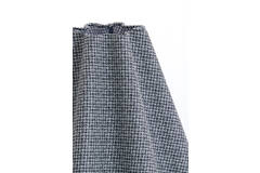 light & living Kap drum wave 50-18 5-45 cm BEZAHA linnen zwart-wit