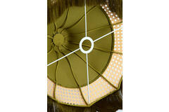 Light & Living Kap Ø35x28 Cm MIZIA Velvet Groen+webbing Naturel