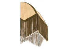 Light & Living Kap Ø35x28 Cm SULINA Raffia Naturel+groen