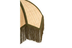 Light & Living Kap Ø35x28 Cm SULINA Raffia Naturel+groen