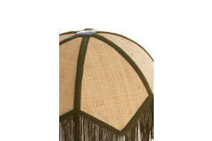 Light & Living Kap Ø35x28 Cm SULINA Raffia Naturel+groen