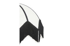 light & living Kap Ø45x32 5 cm SULINA linnen wit+zwart