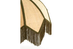 Light & Living Kap Ø45x32 5 Cm SULINA Raffia Naturel+groen