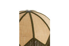Light & Living Kap Ø45x32 5 Cm SULINA Raffia Naturel+groen