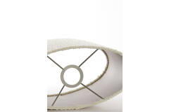 Light & Living Kap Ovaal Recht Smal 30-15-25 Cm BOLERO Wit