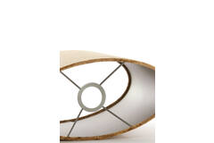 Light & Living Kap Ovaal Recht Smal 30-15-25 Cm GEMSTONE Brons