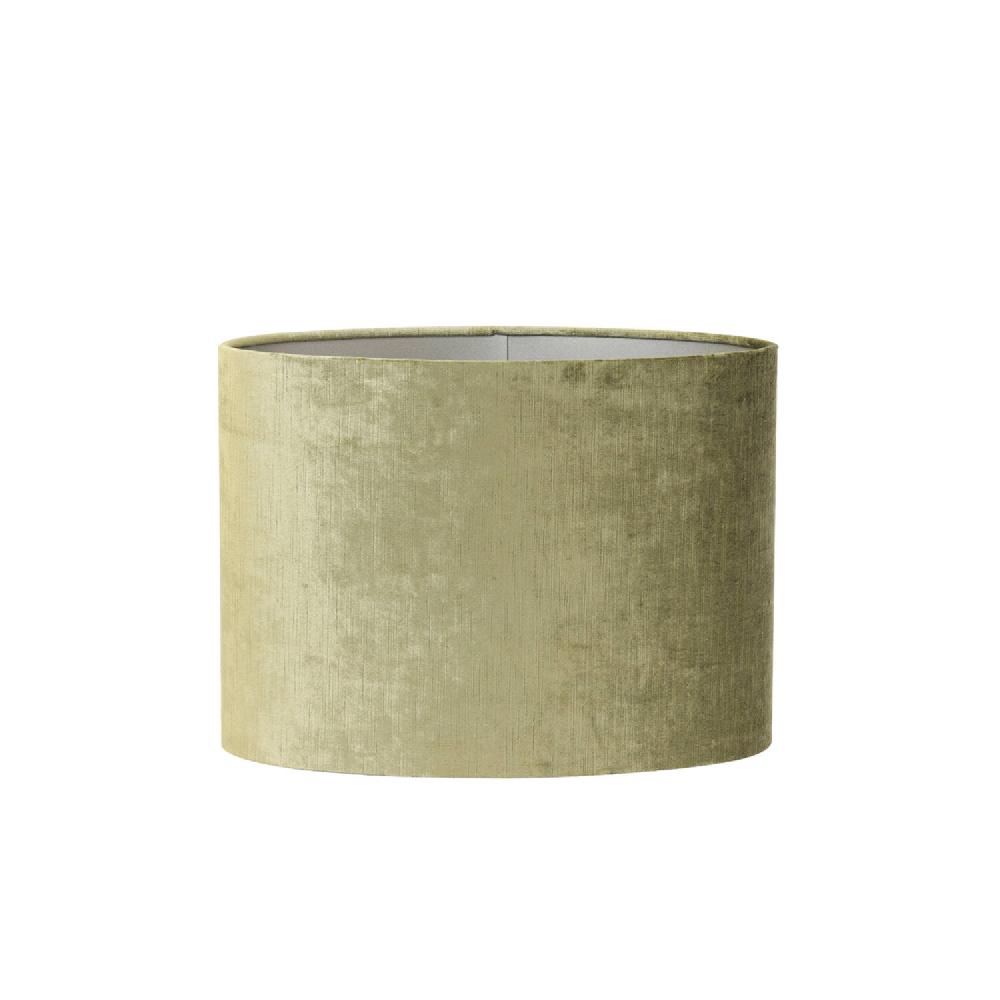 Light & Living Kap Ovaal Recht Smal 30-15-25 Cm GEMSTONE Olive