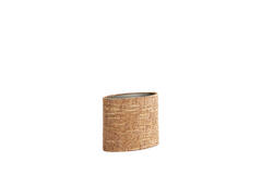 Light & Living Kap Ovaal Recht Smal 30-15-25 Cm OSIRE Terra-bruin