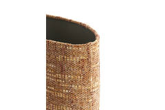 Light & Living Kap Ovaal Recht Smal 30-15-25 Cm OSIRE Terra-bruin