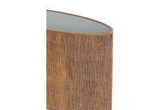Light & Living Kap Ovaal Recht Smal 30-15-25 Cm PENNY Bruin