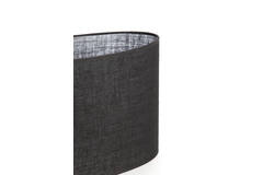 Light & Living Kap Ovaal Recht Smal 30-15-25 Cm SENDAI Zwart
