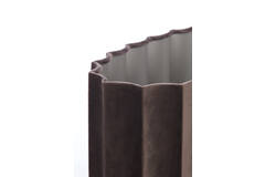 Light & Living Kap Ovaal Recht Smal 38-17 5-19 Cm DISLI Velvet Donker Bruin