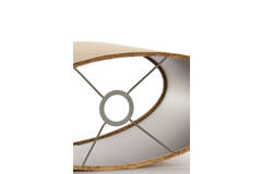 Light & Living Kap Ovaal Recht Smal 38-17 5-19 Cm GEMSTONE Brons