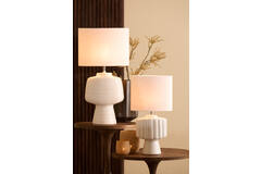 Light & Living Kap Ovaal Recht Smal 38-17 5-19 Cm LIVIGNO Eiwit