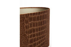 Light & Living Kap Ovaal Recht Smal 38-17 5-19 Cm PRAYA Bruin