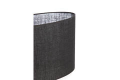 Light & Living Kap Ovaal Recht Smal 38-17 5-28 Cm SENDAI Zwart