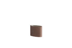 Light & Living Kap Ovaal Recht Smal 38-17 5-28 Cm VELOURS Chocolade Bruin