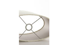 Light & Living Kap Ovaal Recht Smal 45-21-32 Cm BOLERO Wit